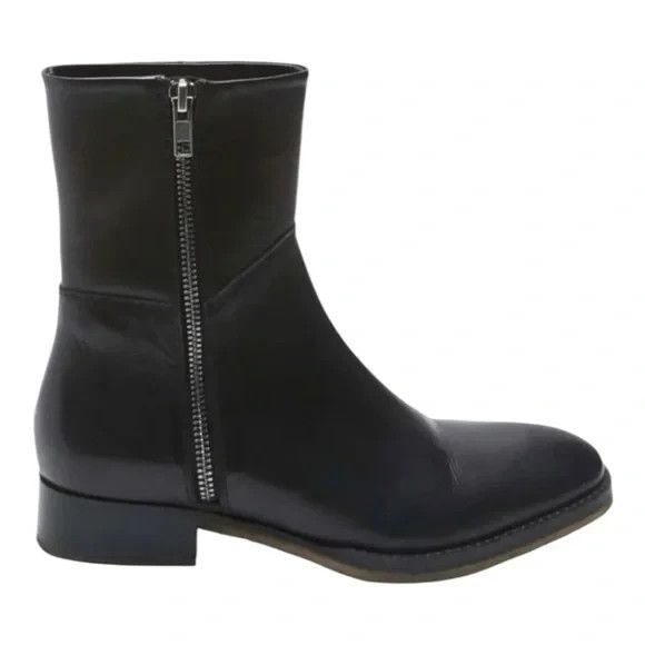 Free People Women's Luna Ankle Boots Black Leather Size EU 37.5 / US 7.5 M NIB - Picture 6 of 15